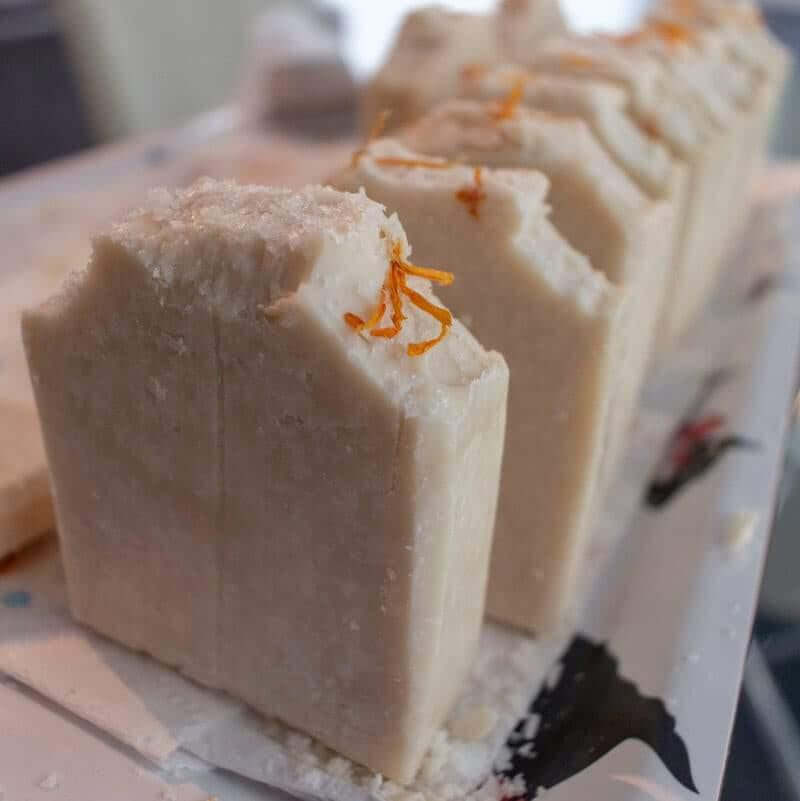 Savon au kaolin et à la fleur de sel-Les Savons de Nana
