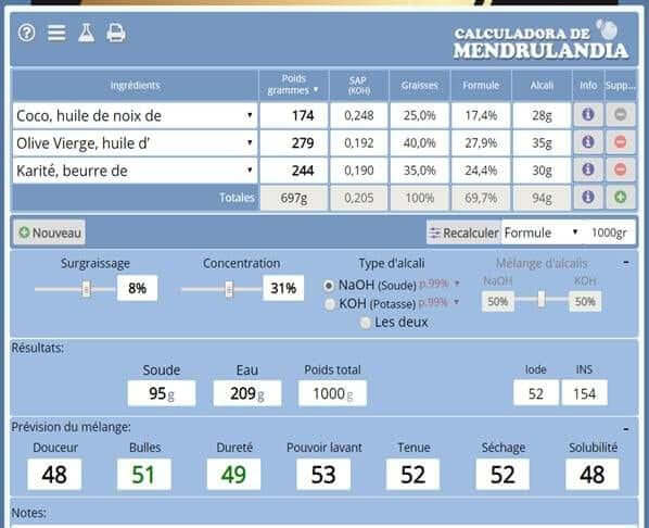 Comment utiliser un calculateur de saponification ?-Les Savons de Nana