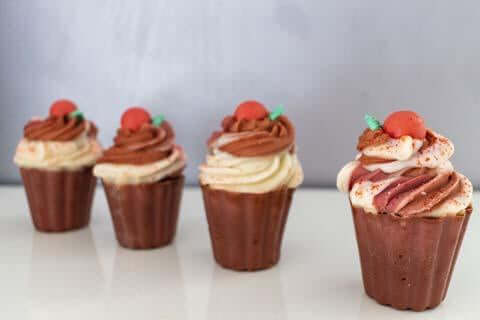 Cupcakes à la fraise-Les Savons de Nana