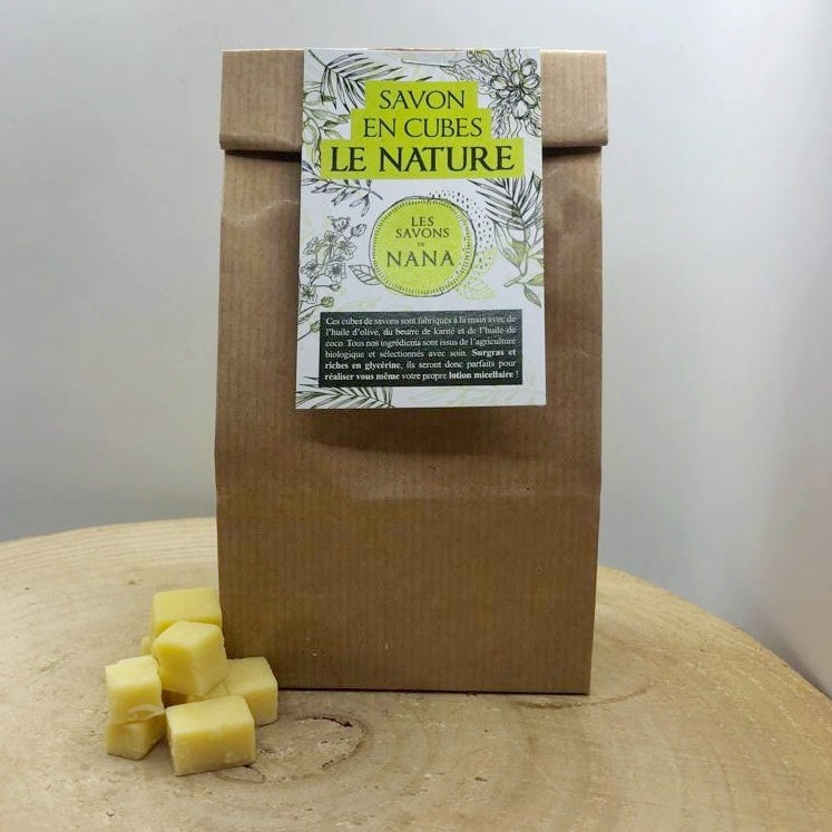 Recharge DIY : Cubes de Savon Nature – sans parfum