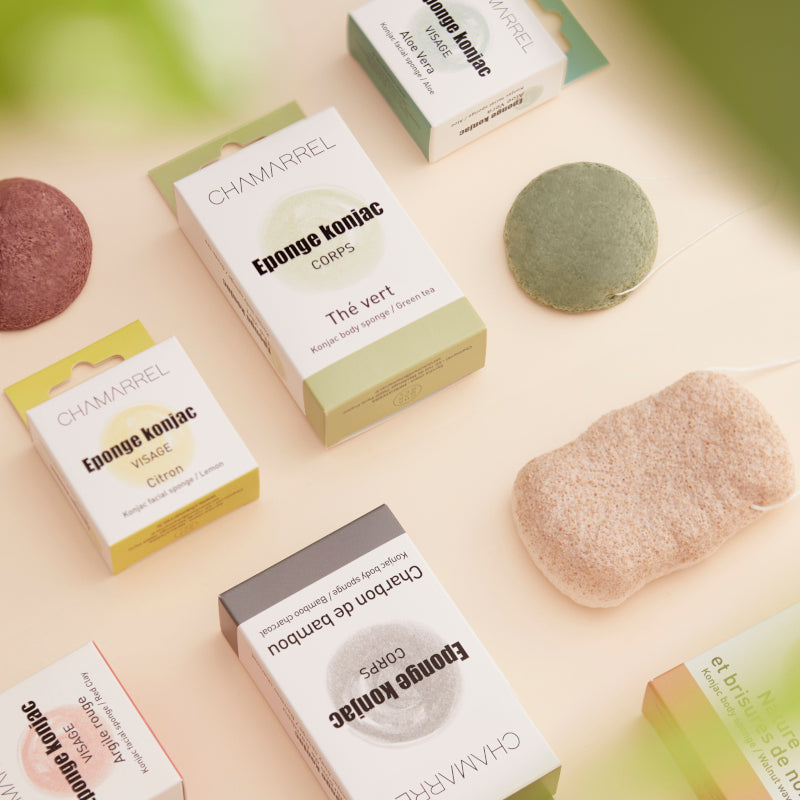 Eponge Konjac pour le visage - Les Savons de Nana